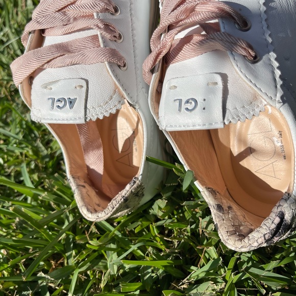 AGL Sade Sneaker white leather  (Women) size 39 US 9 low top - Picture 7 of 13